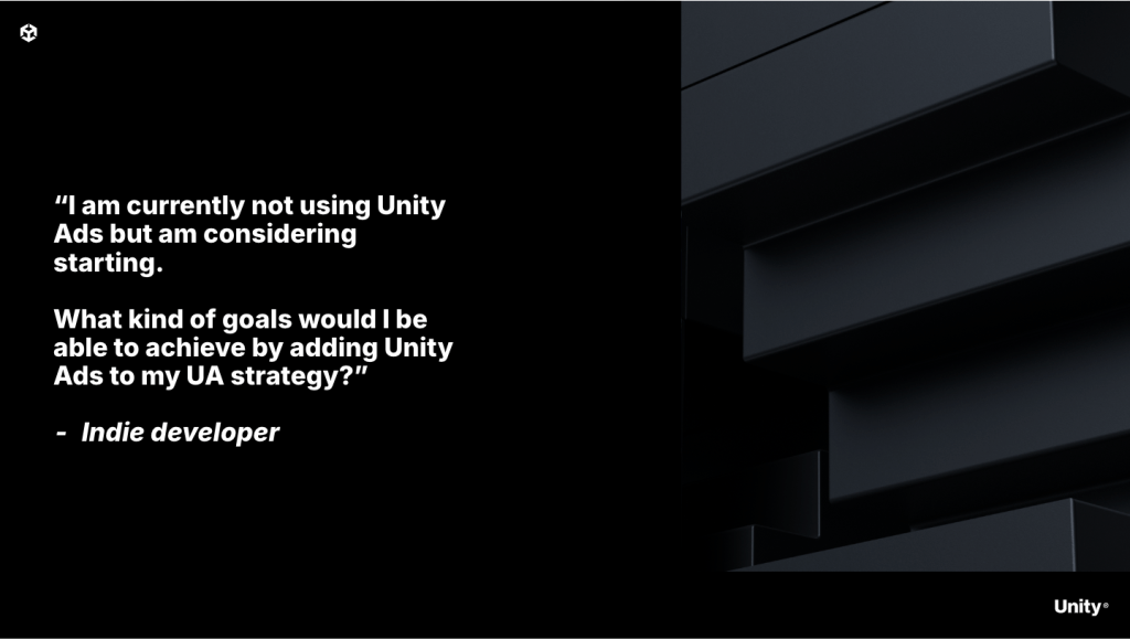 Unity Ads ROAS Campaigns Goals