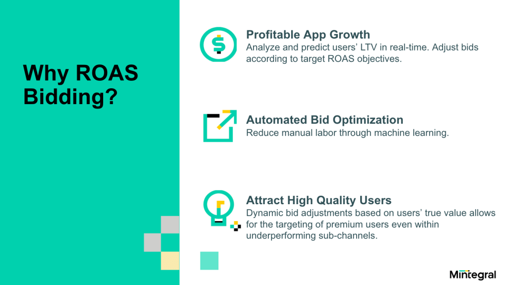 What are the advantages of running ROAS bidding with Mintegral?